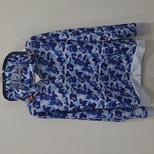 BAPE ABC Camo Shark Full Zip Hoodie Size M